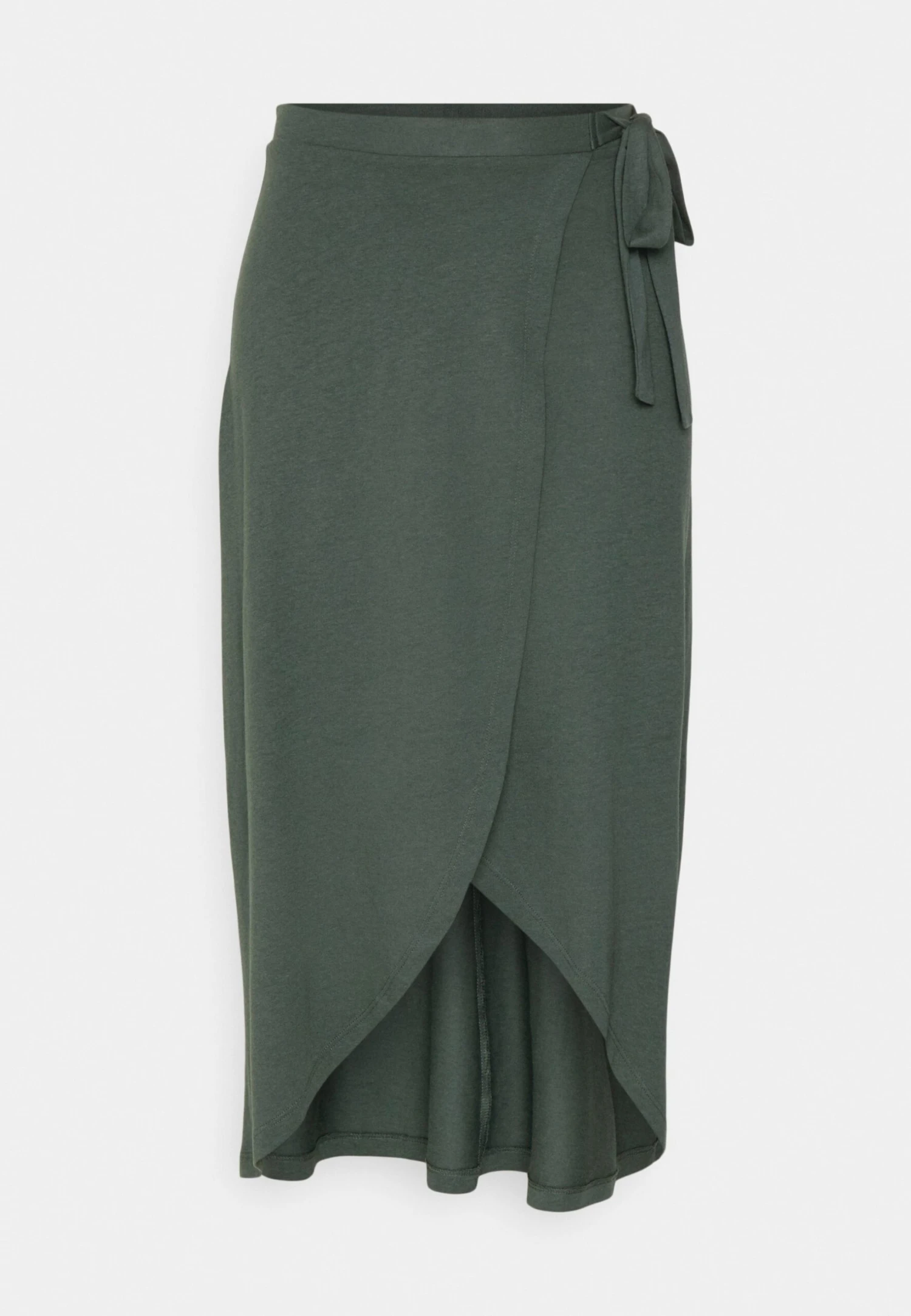 Anna Field Basic Wrap Over Midi Skirt - Jupe Trapèze - Light Green 8 Anna Field Basic Wrap Over Midi Skirt - Jupe Trapèze - Light Green – Image 6