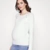 Nursing - Button Opening - Pullover - White -Anna Field 01cf3af9e9aa4e77a51334105d7ea780