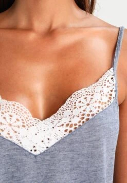 Anna Field Sarah Short Pj Set - Pyjama - Off-White/Dark Blue -Anna Field 04e3d1816e4748b4a0e2b5863bfae2f9