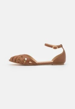 Leather - Ballerines À Bout Ouvert - Cognac -Anna Field 07a6e6f20f0a408aa709888514365b72