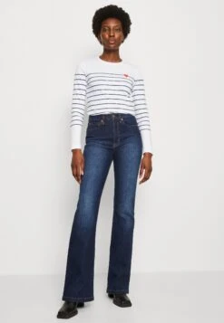 Anna Field T-Shirt À Manches Longues - White/Dark Blue -Anna Field 0939beae29d44c2999d3522706444361