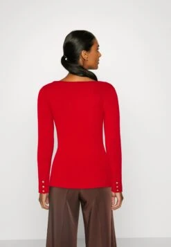 Anna Field Button Detail - Pullover - Red -Anna Field 0c1759738e564c48a0d3417bc62d187f