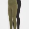 Leggings Maternity - Legging - Black/Olive -Anna Field 0c35f26127bc41dc8293a570506ced22