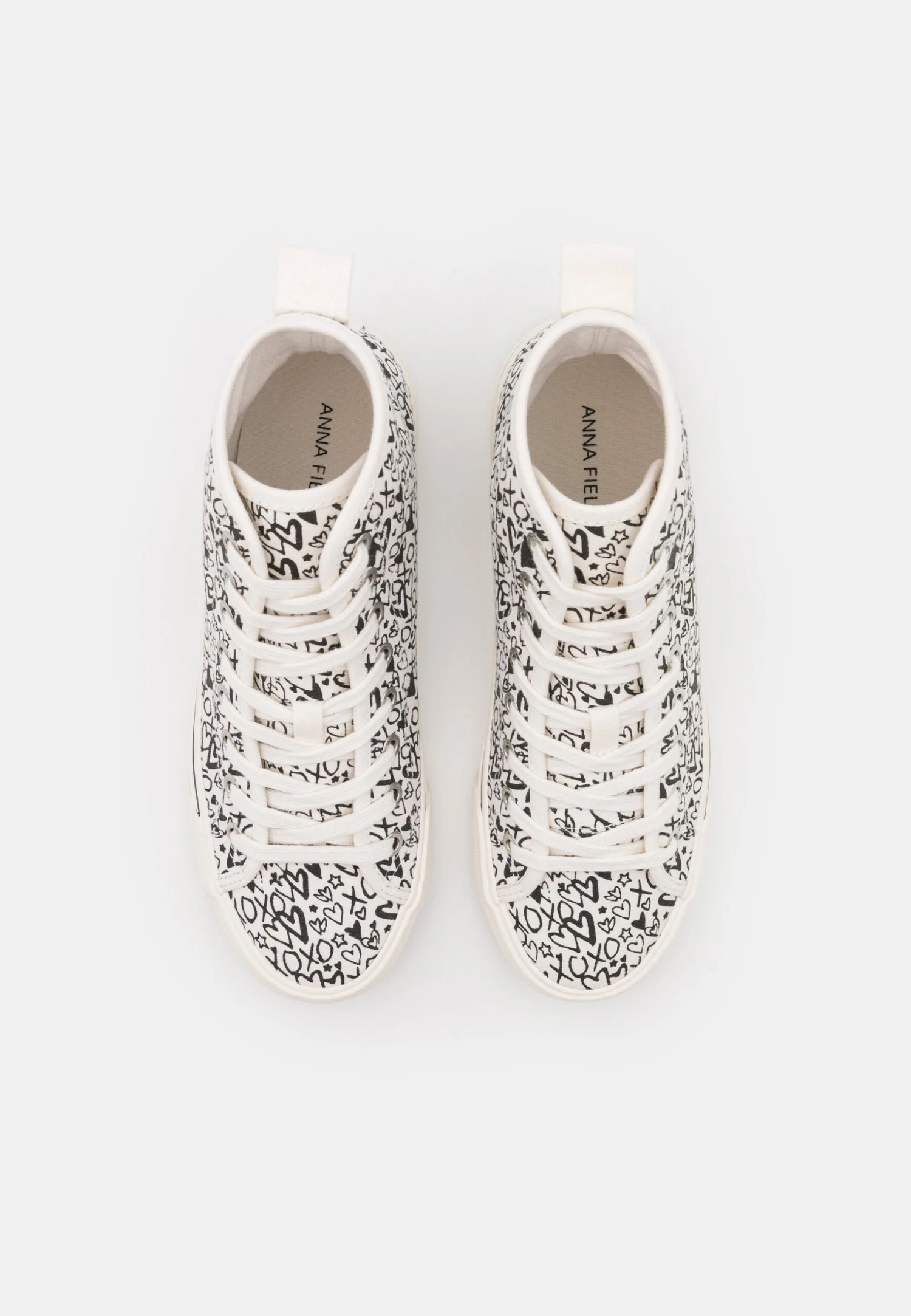 Anna Field Love - Baskets Montantes - Black/White 8 Anna Field Love - Baskets Montantes - Black/White – Image 6