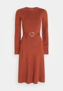 Anna Field Crew Ausschnitt Midi Strickkleid Mit Gürtel - Robe Pull - Brown -Anna Field 19a799bd782e4e4d834738e748bf8a1d