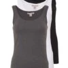 Anna Field Basic Tank 3Er Pack - Débardeur - Black White Mottl -Anna Field 215630581a8c42d9b7cda84dff44c0bf