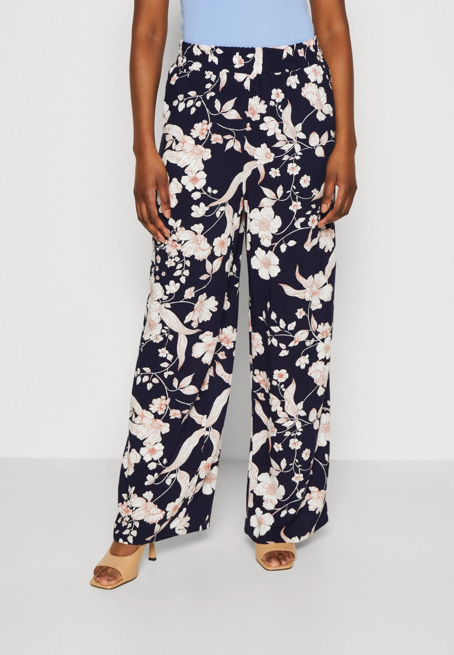 Anna Field Pantalon Classique - Black/Off White/Multi Coloured 3 Anna Field Pantalon Classique - Black/Off White/Multi Coloured