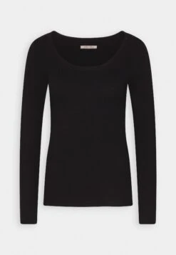 Anna Field Button Detail - Pullover - Black -Anna Field 282efdd1a3234a16902509207282331a