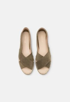 Anna Field Leather - Ballerines À Bout Ouvert - Khaki -Anna Field 288265a0cd1f439e8687e5d9e99dacfb