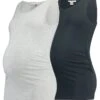 2 Pack - Débardeur - Light Grey/Navypeacoat -Anna Field 2bec2cbd69174d7893574076b6841656