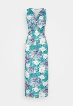 Anna Field Robe En Jersey - Turquoise/Purple/Beige -Anna Field 35f42317a6d248c0baa2232655b53b07