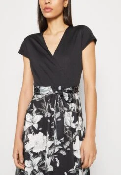 Anna Field Robe En Jersey - Black/Grey/White -Anna Field 394c97f635f24356800cd7fa213b3a5d