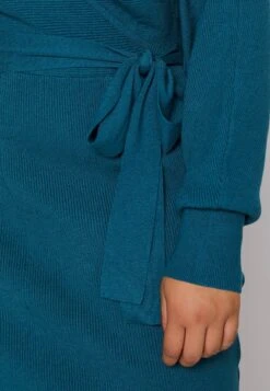 Wrap V Ausschnitt Mini Strickkleid Mit Gürtel - Robe Pull - Teal -Anna Field 3a021df5f88c4e948e46ea59bbaabd47