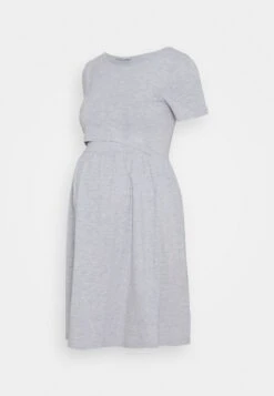 Nursing - Robe En Jersey - Light Grey