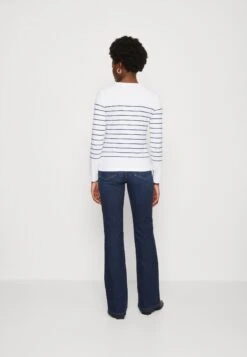 Anna Field T-Shirt À Manches Longues - White/Dark Blue -Anna Field 40b5742cbcf74893835030e575c982e7