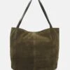 Anna Field Leather - Sac À Main - Khaki -Anna Field 4fe33866136c4a0ab8fe51b79aefe216
