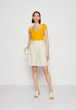 Anna Field T-Shirt Imprimé - Dark Yellow -Anna Field 50076d6ca8d4478ea87b19decd9633b7