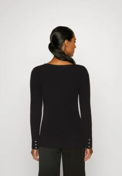 Anna Field Button Detail - Pullover - Black -Anna Field 530c258d6ece4debb4df56088c4a9161