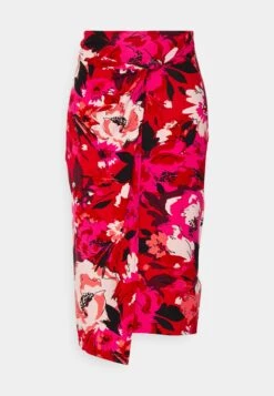 Anna Field Front Knot Midi Skirt - Jupe Crayon - Pink -Anna Field 58502fa5a35f490f9e88e15aa50b7a3a