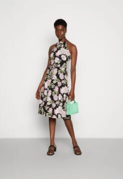 Anna Field Robe En Jersey - Black/Pink -Anna Field 68e76653959c4a92a41dc83ca3745f3e