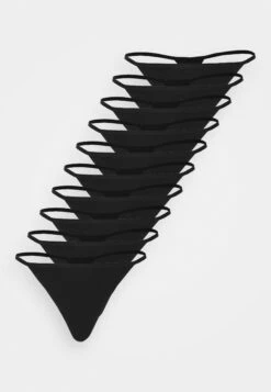 Anna Field Cody 10Pp Cotton Thong - String - Black -Anna Field 6de15257f4c74e21863d51ea6a809790