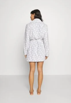 Anna Field Peignoir - Grey/White -Anna Field 764dfbf7542349c0b9e51e26122f76c9