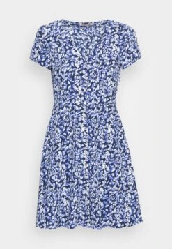 Anna Field Robe De Jour - Blue/White/Multi Coloured -Anna Field 768afe1ae2144906b89263cb65a60345