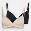 Anna Field 2 Pack - Soutien-Gorge Invisible - Black/Nude