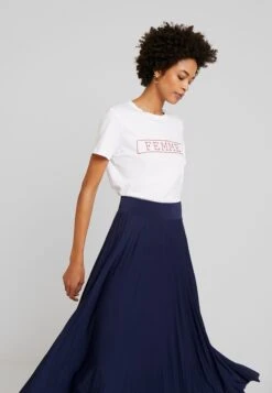 Anna Field Plisse A-Line Midi Skirt - Jupe Trapèze - Maritime Blue -Anna Field 7ab564a26da040e68012a316977b7a10