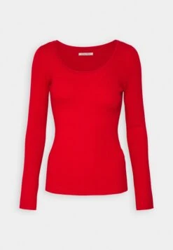 Anna Field Button Detail - Pullover - Red -Anna Field 7e9456e7b4cb4323bffc8381ce0482ea