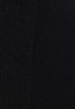 Anna Field Ribbed Fold Collar - Gilet - Black -Anna Field 812a2b5b94464dad80bae2fb01fb6482