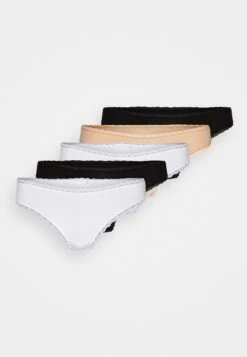 Anna Field 5 Pack - String - Black/White/Nude -Anna Field 84419419987641bd92335f9390bc1889