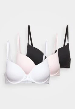 Anna Field Sunlight 3Pack Tshirt Bra - Soutien-Gorge Invisible - 402 - Pink_001 - White_802 - Black -Anna Field 86557765579c4e3f801767c3937b4035