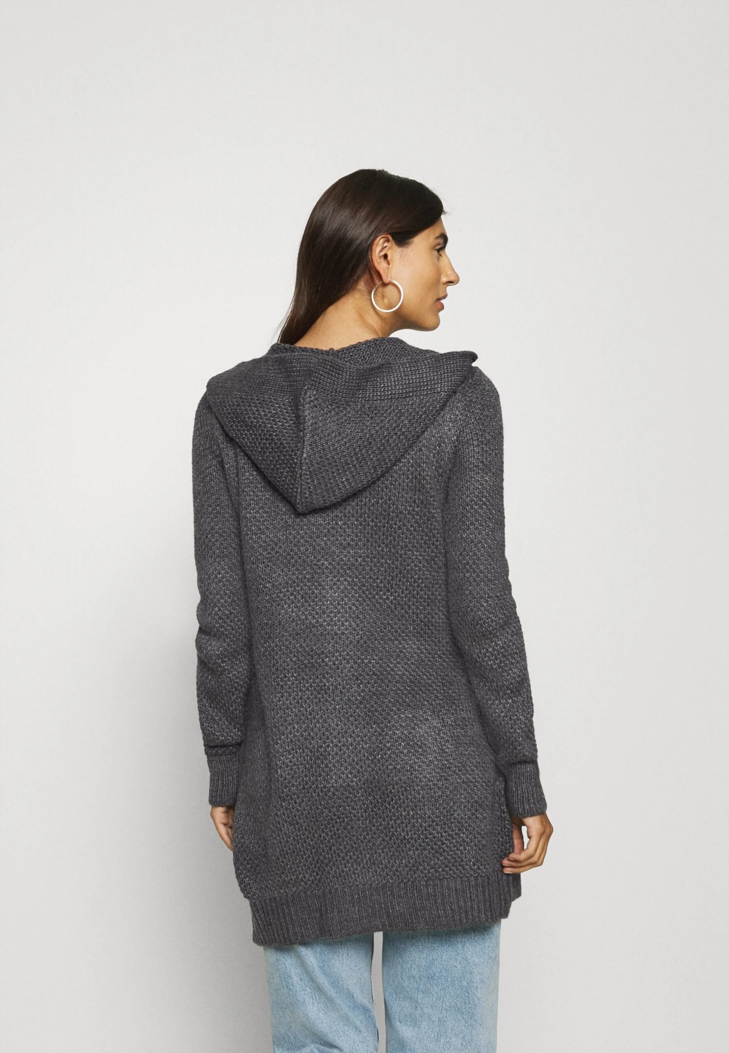 Anna Field Gilet - Dark Grey Melange 5 Anna Field Gilet - Dark Grey Melange – Image 3