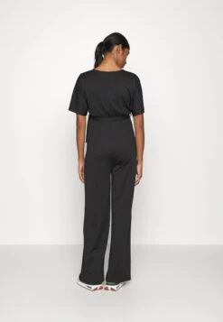 Short Sleeve Wrap Jumpsuit - Combinaison - Black -Anna Field 916c9e2f7b054f20aa7ff4ca0c540e4f