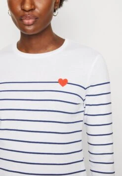 Anna Field T-Shirt À Manches Longues - White/Dark Blue -Anna Field 9953165afa4b4b2b93106cf6574db377