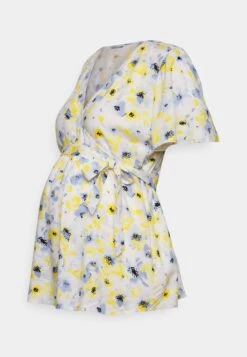 Blouse - White/Light Blue -Anna Field a46e118b03cd496fbff99173a181355e