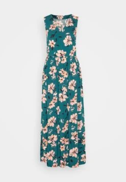 Anna Field Robe Longue - Dark Green/Pink -Anna Field a73ea3f57bac494981bebf50dc4aeb2e