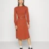 Anna Field Crew Ausschnitt Midi Strickkleid Mit Gürtel - Robe Pull - Brown -Anna Field b544d9bfc4684fee82bcb034bbae9742