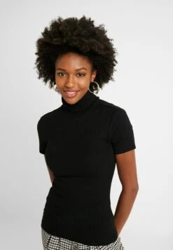 1/2 Sleeve Roll Neck - T-Shirt Basique - Black -Anna Field c0f6a97975034c6dbb8721bf68d7a8fb