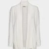 Anna Field Ribbed Fold Collar - Gilet - Off White -Anna Field c6defb08ae114454b2267c0a4f0c24fa