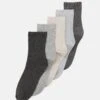 Anna Field 5 Pack - Chaussettes - Black/Grey -Anna Field c9d3ce9961794b6aa47248952f7fb165