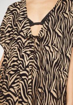 Anna Field Printed Short Kimono / 606 - Khaki_003 - Off-White - Accessoire De Plage - Black/Tan -Anna Field cbb738f4c85b498492a5a88783fde557