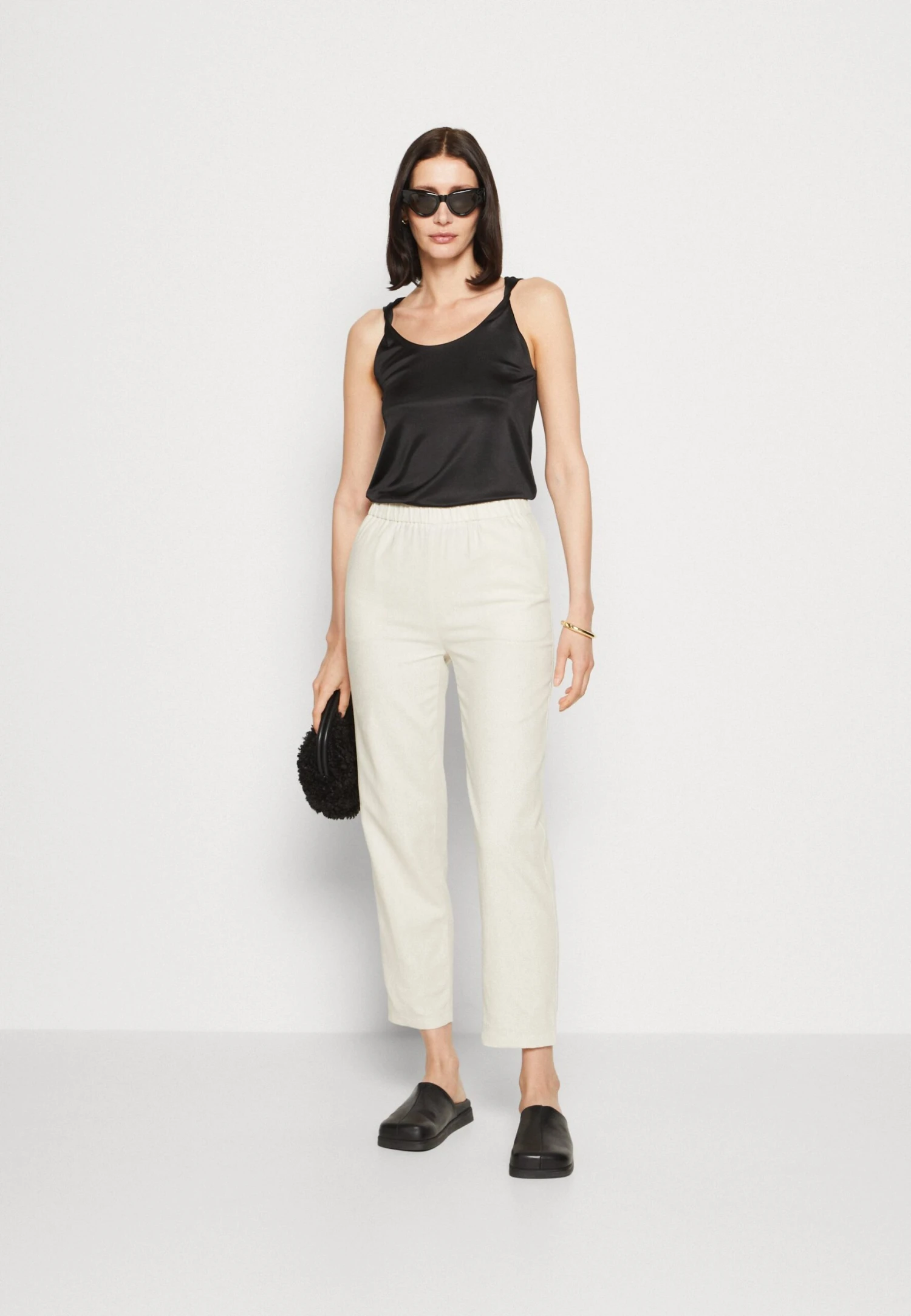 Anna Field Linen Mix - Pantalon Classique - Beige 4 Anna Field Linen Mix - Pantalon Classique - Beige – Image 2