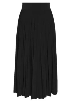 Anna Field Plisse A-Line Midi Skirt - Jupe Trapèze - Black -Anna Field dd87f996418743d1bcc2954fe9aebcc7