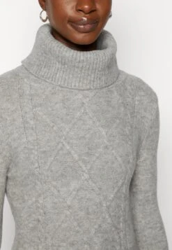 Anna Field Rollkragen Mini Strickkleid - Robe Fourreau - Grey -Anna Field e8a174040ccc4ee1a45178c42adaecbd