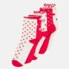 Anna Field 5 Pack - Chaussettes - White/Red 2 Anna Field 5 Pack - Chaussettes - White/Red -Anna Field e913f86b66a24d928ee120660589cafc