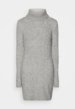 Anna Field Rollkragen Mini Strickkleid - Robe Fourreau - Grey -Anna Field ea3c3185f0d140ce957944c04020bb0c