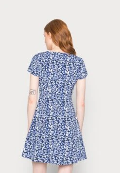 Anna Field Robe De Jour - Blue/White/Multi Coloured -Anna Field eddb226674194df1937c32ea666a7d81