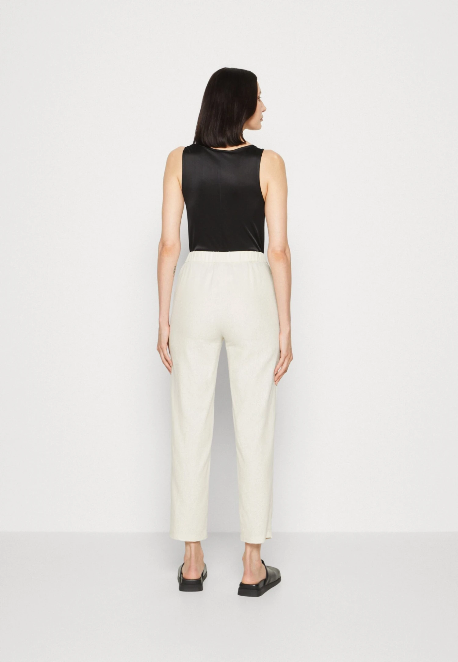 Anna Field Linen Mix - Pantalon Classique - Beige 5 Anna Field Linen Mix - Pantalon Classique - Beige – Image 3